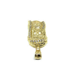 10K Yellow Gold Man's Pendant Face of Jesus M GJP-033 - WORLDSTARBLING