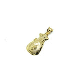 10K Yellow Gold Money Bag Men's Pendant GMP-004 - WORLDSTARBLING