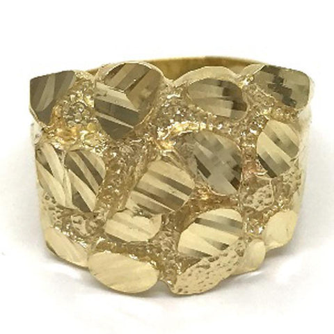 10K Nugget Ring GMRA-007 - WORLDSTARBLING
