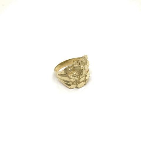 10K Nugget Ring GMRA-007 - WORLDSTARBLING