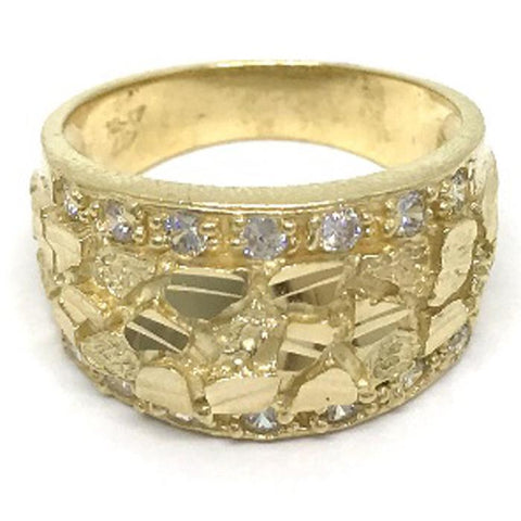 10K Nugget Ring GMRA-014 - WORLDSTARBLING