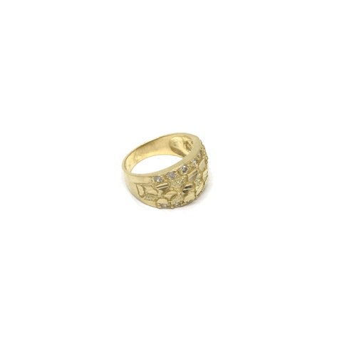 10K Nugget Ring GMRA-014 - WORLDSTARBLING