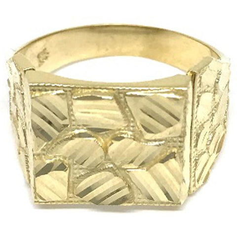 10K Nugget Ring GMRA-022 - WORLDSTARBLING