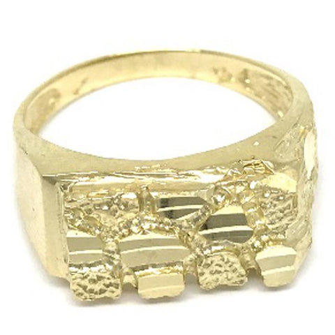 10K Nugget Ring GMRA-032 - WORLDSTARBLING