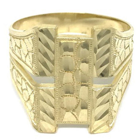 10K Nugget Ring GMRA-040 - WORLDSTARBLING