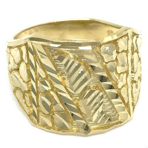 10K Nugget Ring GMRA-055 - WORLDSTARBLING