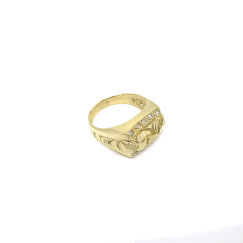 10K Nugget Ring GMRA-057 - WORLDSTARBLING