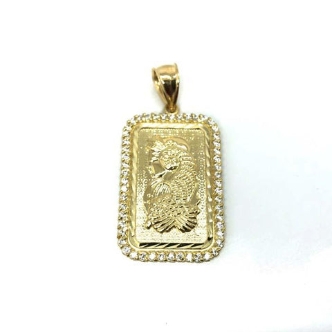 10K Yellow Gold Swiss Lady Fortuna PAMP LFG-007 - WORLDSTARBLING