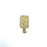 10K Gold Pendant Punk Swiss Lady Fortune LFG-008 - WORLDSTARBLING