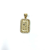 10 Karats Yellow Gold Men's Lady Fortuna Pendant GMP-003 - WORLDSTARBLING