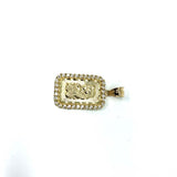 10 Karats Yellow Gold Men's Lady Fortuna Pendant GMP-003 - WORLDSTARBLING