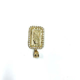 10 Karats Yellow Gold Men's Lady Fortuna Pendant GMP-003 - WORLDSTARBLING