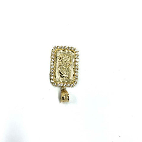 10 Karats Yellow Gold Men's Lady Fortuna Pendant GMP-003 - WORLDSTARBLING