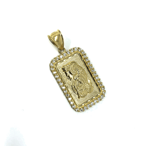 10K Yellow Gold Lady Fortuna LFG-011 - WORLDSTARBLING