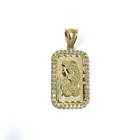 10K Yellow Gold Lady Fortuna LFG-011 - WORLDSTARBLING