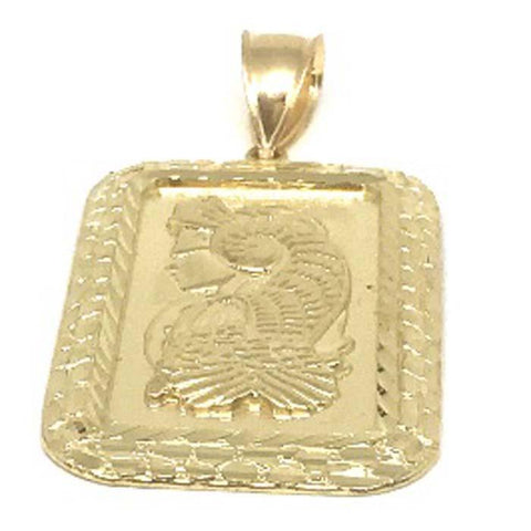 10K Yellow Gold Lady Fortune LFG_002 - WORLDSTARBLING