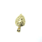 10K Gold Lion Zodiac Pendant with Diamond Cut S LGP-014 - WORLDSTARBLING