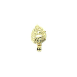 10K Yellow Gold Lion Pendant with Diamond Cut LGP-015 - WORLDSTARBLING