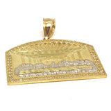10K Yellow Gold and White Last Supper Of Jesus LSG_019 - WORLDSTARBLING