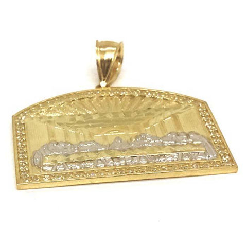 10K Yellow Gold and White Last Supper Of Jesus LSG_019 - WORLDSTARBLING