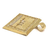10K Yellow Gold and White Last Meal LSG_020 - WORLDSTARBLING