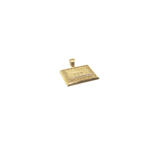 10K Yellow Gold and White Last Meal LSG_020 - WORLDSTARBLING