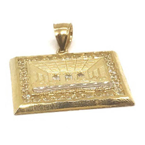 10K Yellow Gold and White Last Meal LSG_020 - WORLDSTARBLING