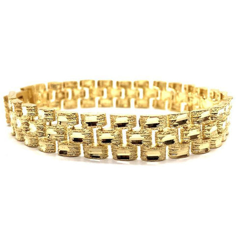 10K 11MM Rolly Bracelet MB-001 - WORLDSTARBLING