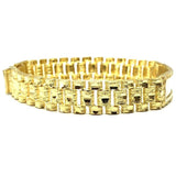10K 11MM Rolly ID Bracelet MB-002 - WORLDSTARBLING