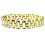 10K 12MM Rolly Bracelet MB-003 - WORLDSTARBLING