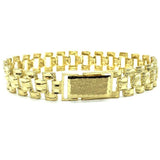 10K 12MM Rolly Bracelet MB-003 - WORLDSTARBLING