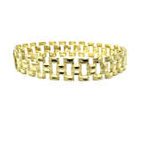 10K 12MM Rolly Bracelet MB-003 - WORLDSTARBLING