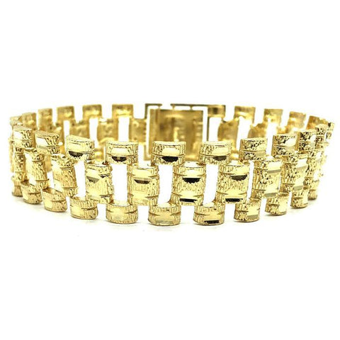 10K 16MM Rolly Bracelet MB-005 - WORLDSTARBLING