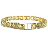 10K 6MM Diamond Cut Bracelet MB-006 - WORLDSTARBLING