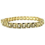 10K 6MM Diamond Cut Bracelet MB-006 - WORLDSTARBLING