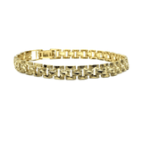 10K 6MM Diamond Cut Bracelet MB-006 - WORLDSTARBLING