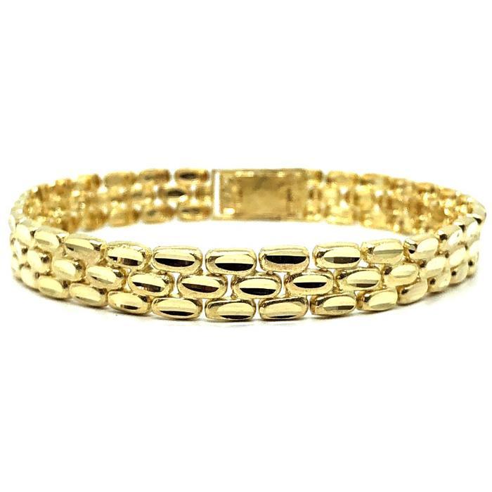 10K 8MM Panther Bracelet MB-007 - WORLDSTARBLING