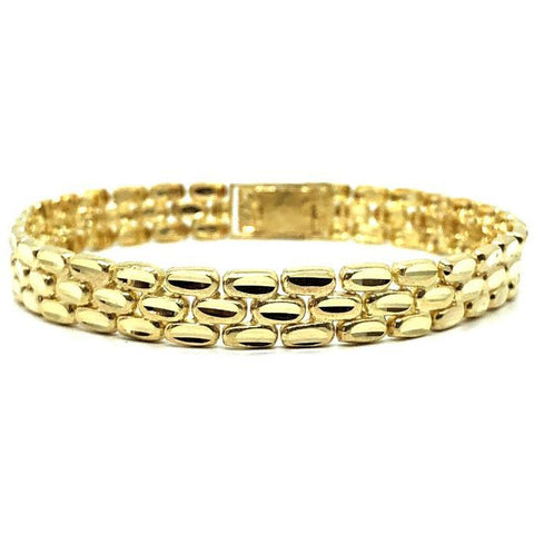 10K 8MM Panther Bracelet MB-007 - WORLDSTARBLING