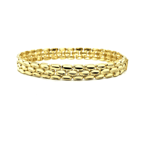 10K 8MM Panther Bracelet MB-007 - WORLDSTARBLING