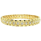 10K 9MM Rolly Bracelet CZ MB-008 - WORLDSTARBLING