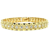 10K 9MM Rolly Bracelet CZ MB-008 - WORLDSTARBLING