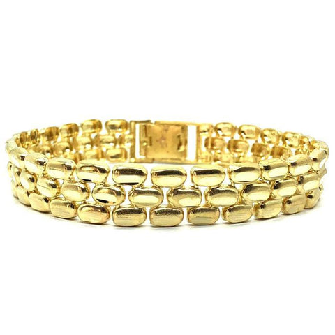 10K 11MM Panther Bracelet MB-009 - WORLDSTARBLING