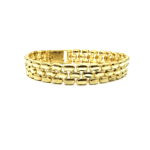 10K 11MM Panther Bracelet MB-009 - WORLDSTARBLING