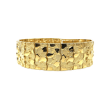 10K 20MM Nugget Bracelet MB-017 - WORLDSTARBLING