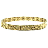 10K 5MM Nugget ID Bracelet MB-018 - WORLDSTARBLING