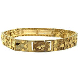 10K 9MM Nugget ID Bracelet MB-020 - WORLDSTARBLING