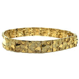 10K 9MM Nugget ID Bracelet MB-020 - WORLDSTARBLING