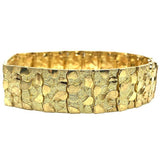 10K 17MM Nugget ID Bracelet MB-023 - WORLDSTARBLING