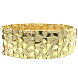 10K 23MM Nugget ID Bracelet MB-024 - WORLDSTARBLING