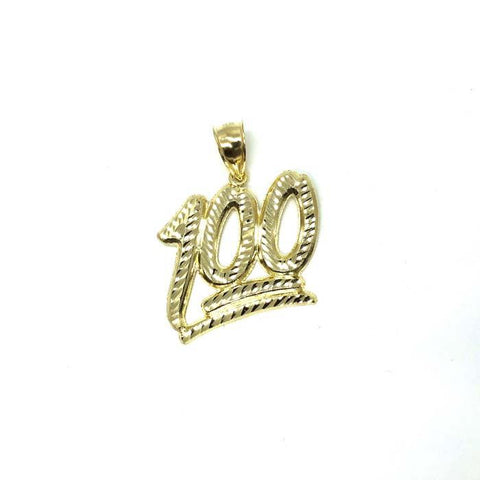 10K Gold Emoji Pendant MPG-356 - WORLDSTARBLING